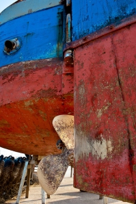 Barca in attea di riparazioni - Pellestrina